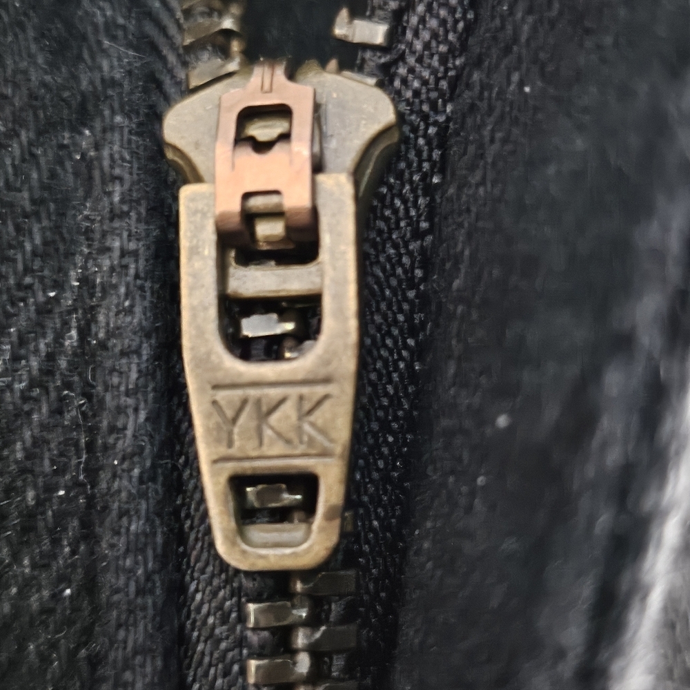 Madewell Mid Rise Kick Out Jeans 27 Black Cropped Bootcut Stretch Denim - Picture 7 of 14